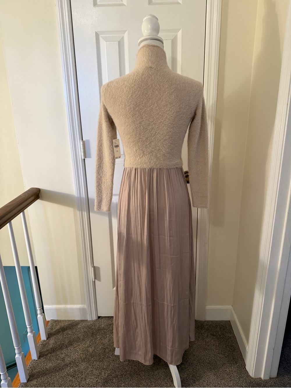 Anthropologie The Thea Long Sleeve Eyelash Twofer Sweater Dress NWT! - Picture 8 of 14